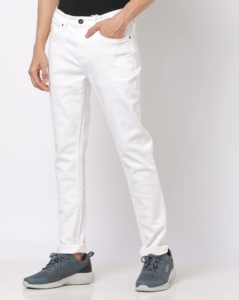 Buy Red Tape Men White Skinny Fit Jeans - Jeans for Men 14372184 | Myntra