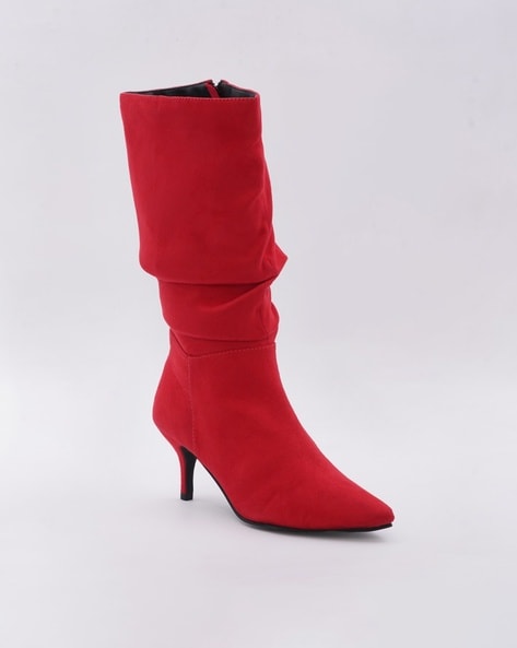 Red ladies clearance boots