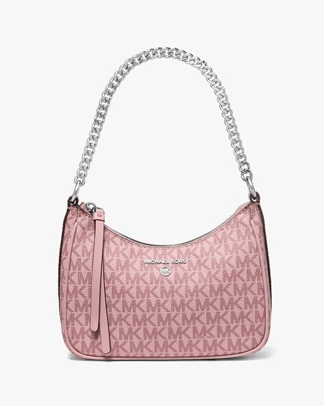 Buy Michael Kors Jet Set Charm Small Logo Shoulder Bag, Pink Color Women