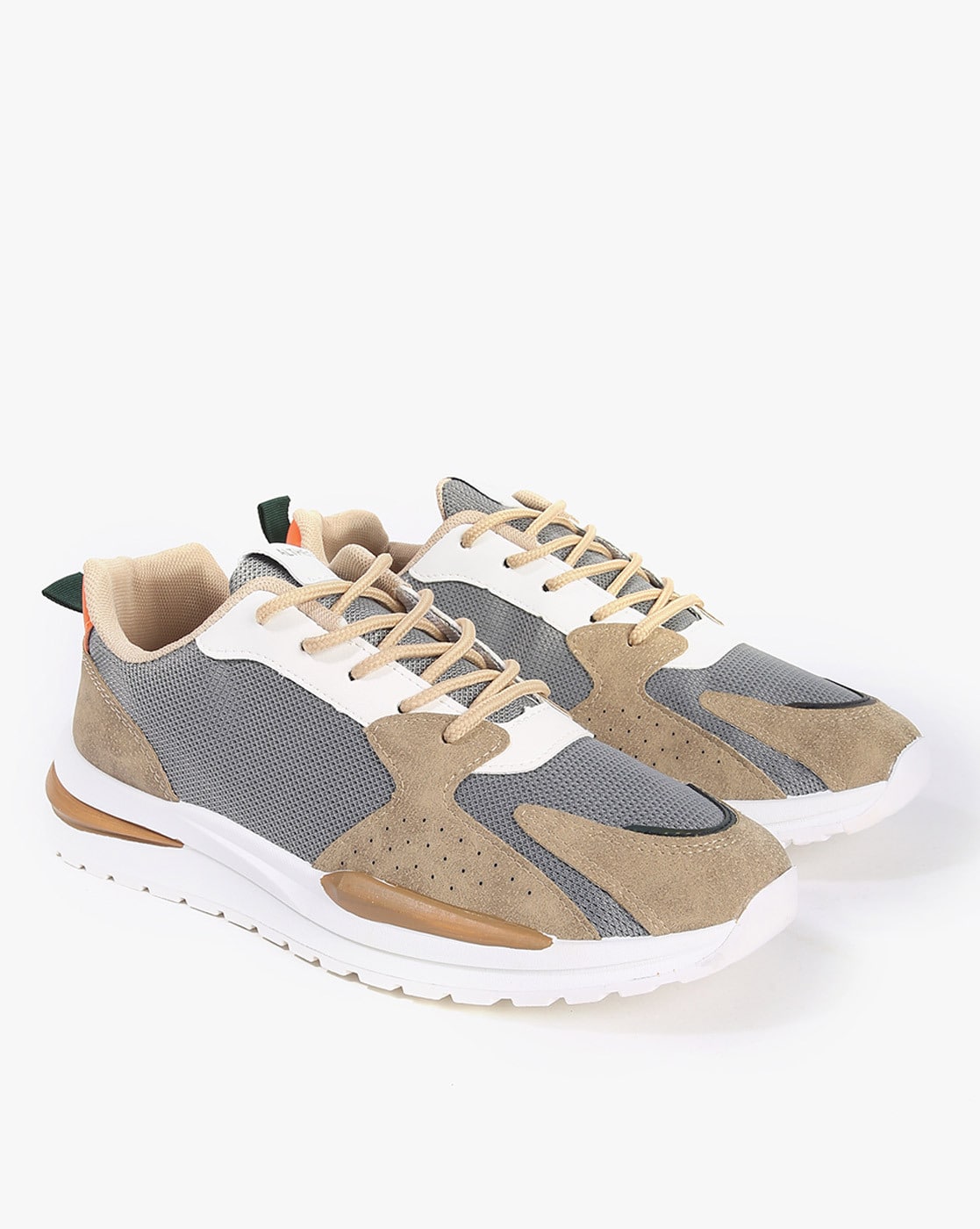 altheory panelled lace up sneakers