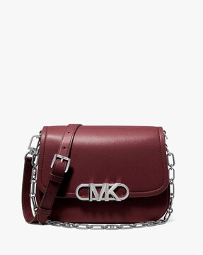 Michael kors clearance red messenger bag