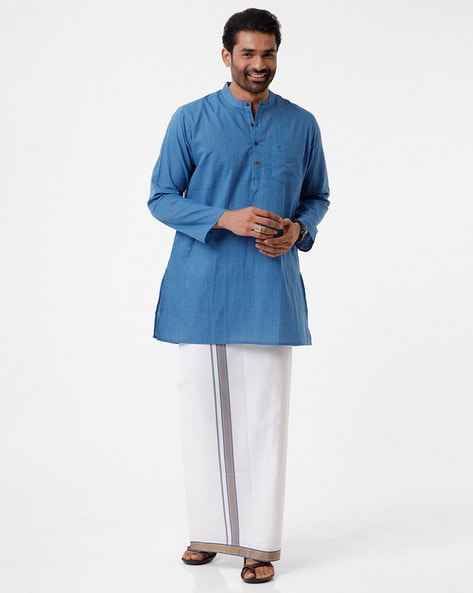 Buy Ramraj Cotton Mens Kurta with Pocket Online at Best Prices in