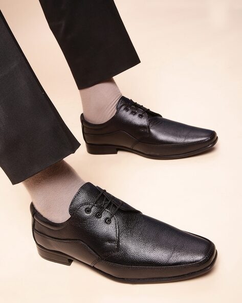 Black derby sales formal shoes