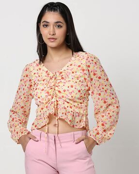 Crop Tops For Womens on Sale - Buy Womens Shirts Online - AJIO