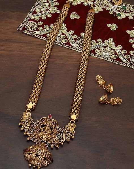 Gold long chain on sale set