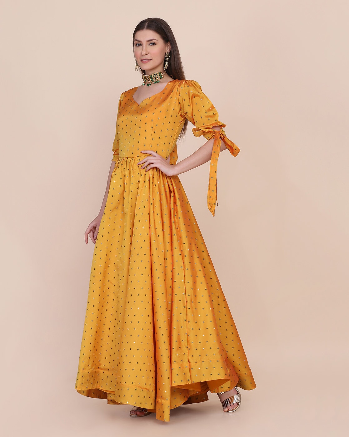 Buy Yellow Dresses & Gowns for Women by Jinal & Jinal Online | Ajio.com