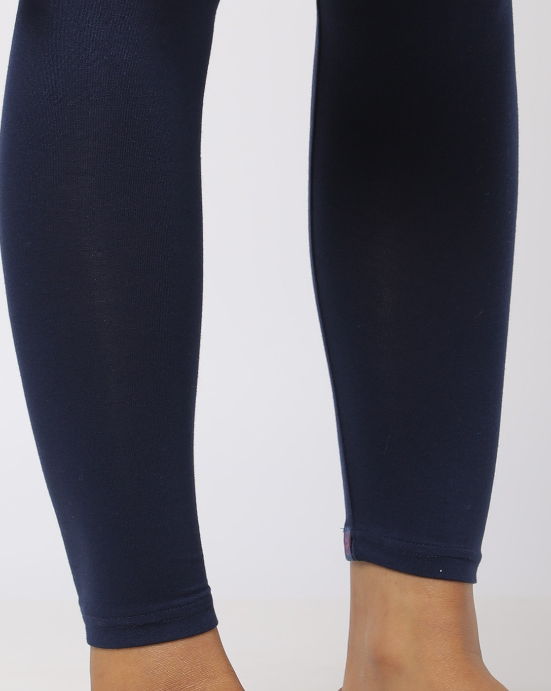 IUGA ButterLAB™ Women's Cross Waist Leggings With Pockets - Navy Blue / XS