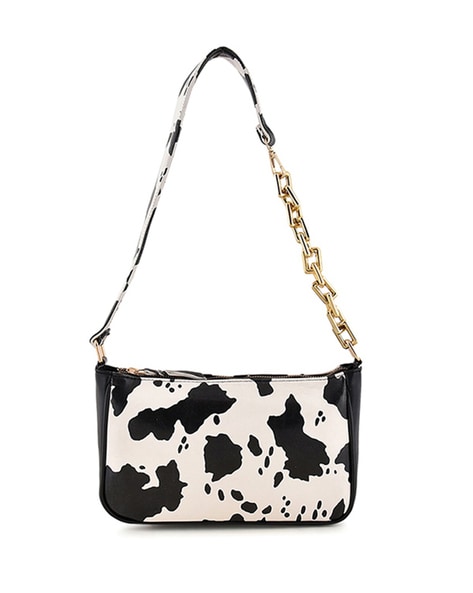 Cow Print Shoulder Bag