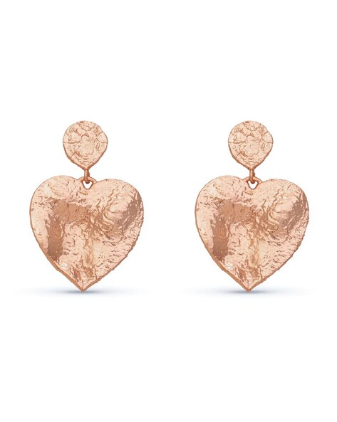 Gold Floral Beauty Diamond Stud Earrings – GIVA Jewellery