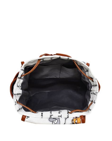 Typographic Printed Everyday Backpack