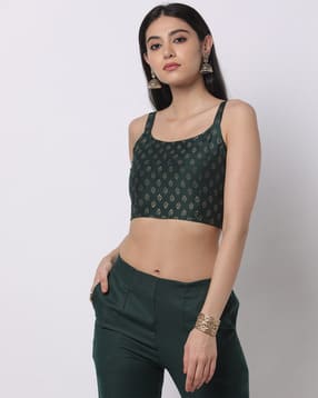 Block Print Strappy Blouse-image-6