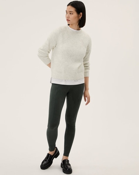 Marks & Spencer Suedette High-Rise Leggings