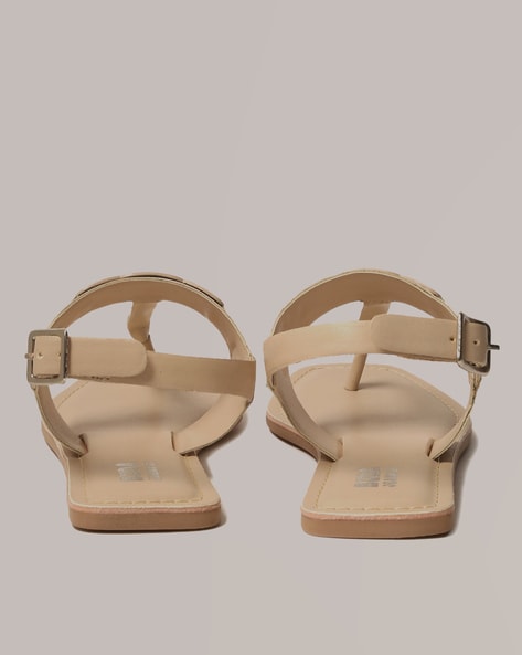 LEGEND FOOTWEAR INC Polabur-10 3 Strap Flat Sandals POLABUR-10-BKET - Shiekh