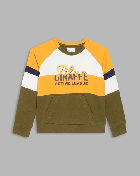 Buy Multicoloured Sweatshirts & Hoodie for Boys by Blue Giraffe Online