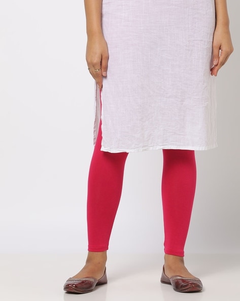 Buy Pink Leggings for Women by AVAASA MIX N' MATCH Online | Ajio.com
