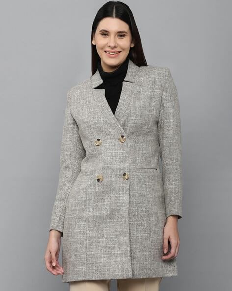 double breasted womens peacoat