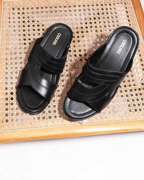 Casual Wear Black,Also Available in Brown Mens Black Leather Sandals, Size:  6-11 Number at Rs 700/pair in Rajkot