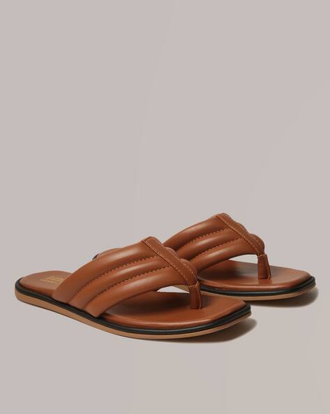 Buda Jeans Co Quilted Thong-Strap Flat Sandals