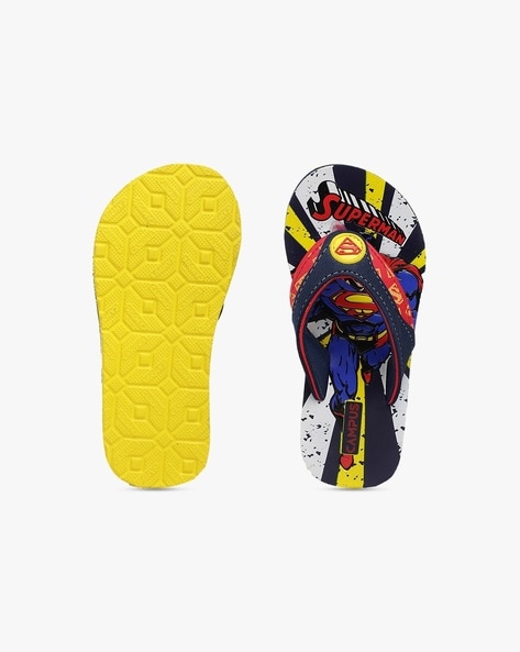 Superman discount flip flops