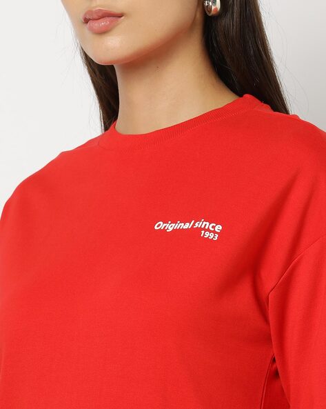 Lacoste Logo Sweatshirt Red