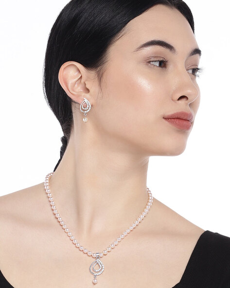 Swarovski Attract Pear Jewellery Set Women's India | Ubuy
