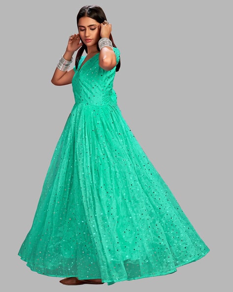 Buy Ranas Light Brown Designer Gown Online | Suits & Gowns | Ranas