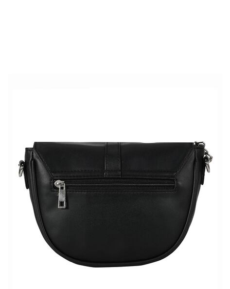 Buy Travelling Stylish Fancy Chain Strap Crossbody BLACK Sling Bag For  Women 10 L/Girls black sling bag Online at Best Prices in India - JioMart.