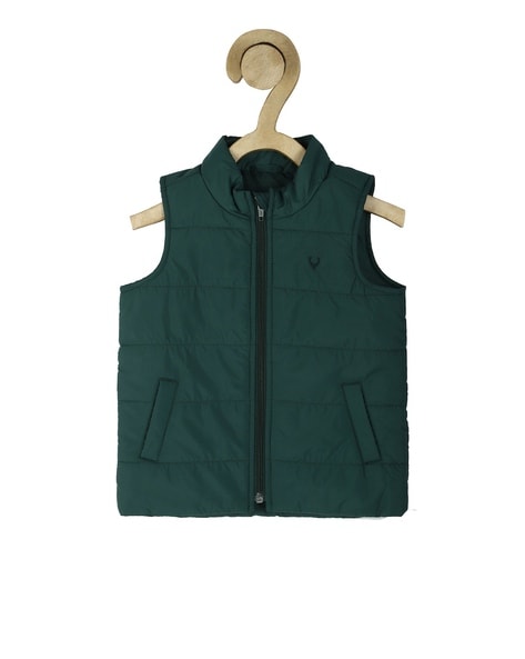 Buy Men Green Solid Full Sleeves Casual Jacket Online - 783655 | Allen Solly