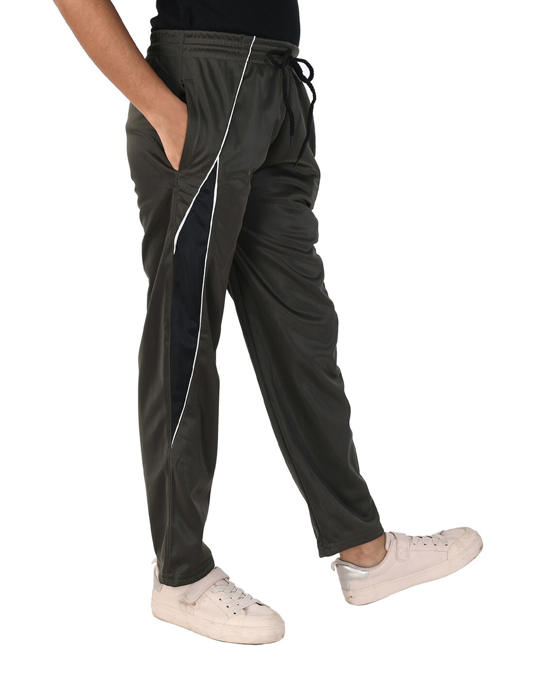 Buy Multicoloured Track Pants for Girls by INDIWEAVES Online