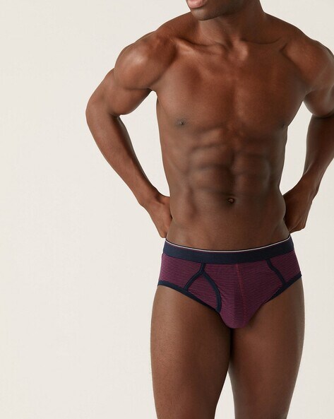 Buy Marks & Spencer 5 Pack Printed Cotton Lycra Full Briefs In Multiple  Colors