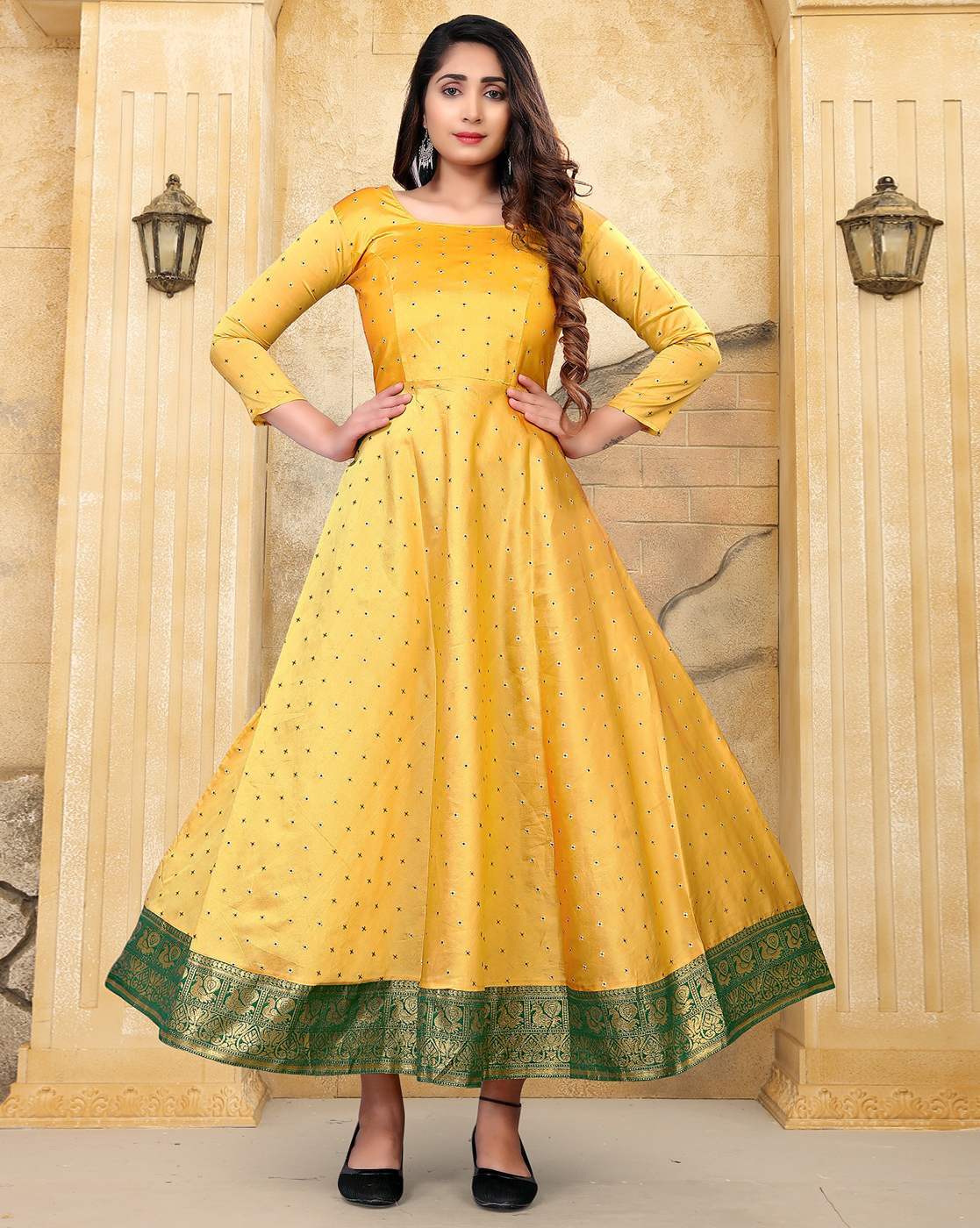 Yellow Gowns - Buy Yellow Gowns Online Starting at Just ₹232