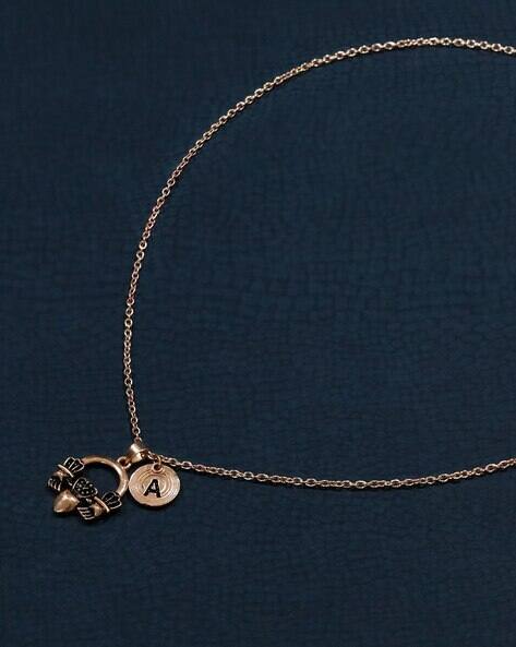 MAHI Charm Pendant with Link Chain