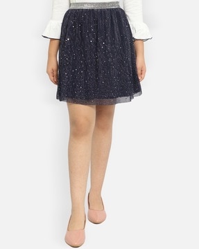 Buy Navy Blue Skirts for Girls by AND Online Ajio