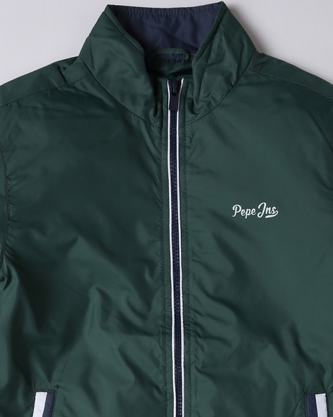 Zip Front Jacket with Insert Pockets