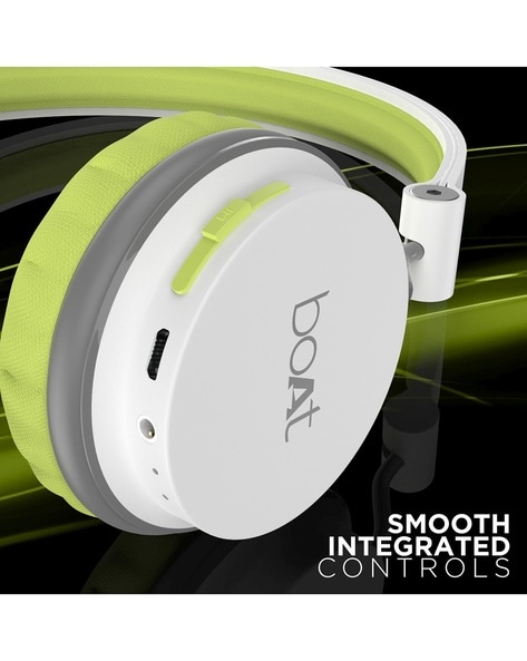 Buy Green White Headphones for Tech by boAt Online Ajio