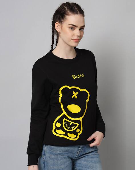 Graphic Print Crew-Neck Sweatshirt