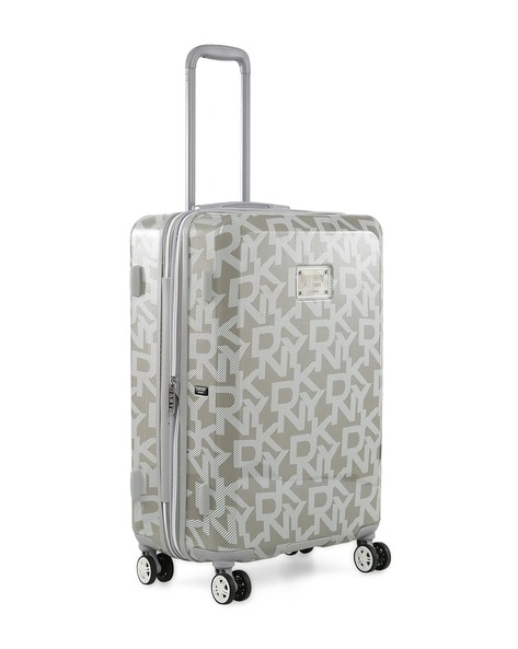 Buy DKNY Brand Print Trolley with 360 Degree Rotating Wheel, Grey Color  Men
