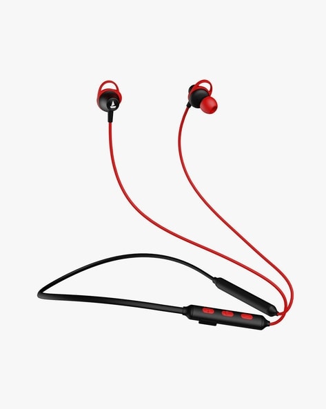 Boat headphones best sale red black