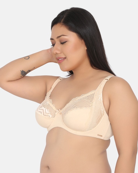 Buy Beige Bras for Women by Curvy Love Online