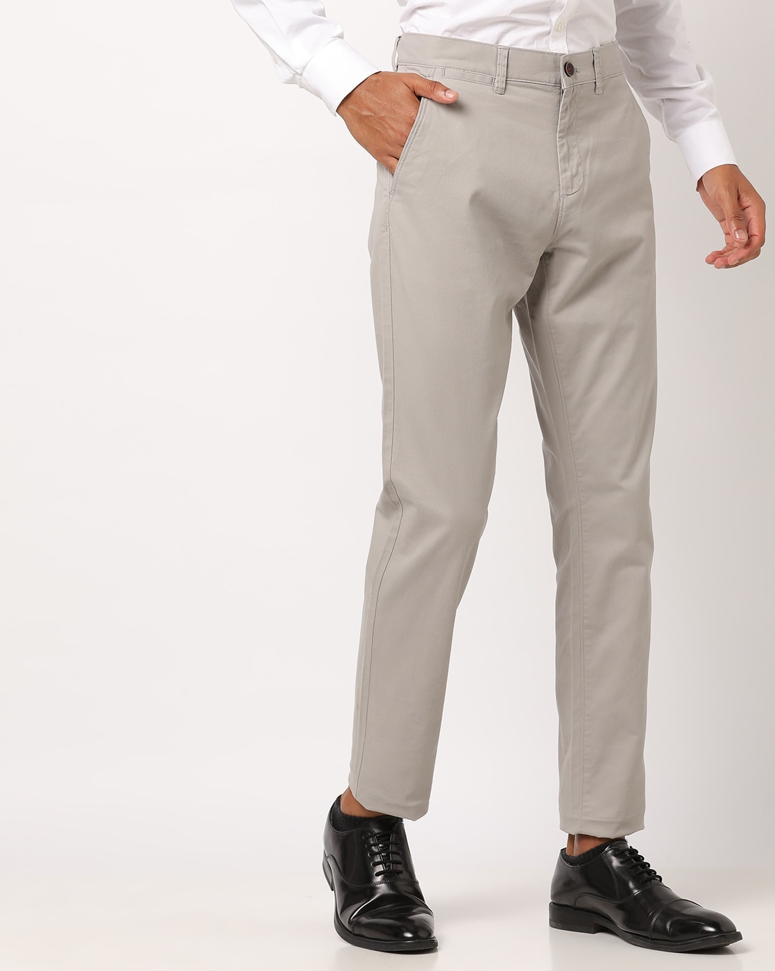 Buy Lime Green Trousers & Pants for Men by Mozzo Online | Ajio.com