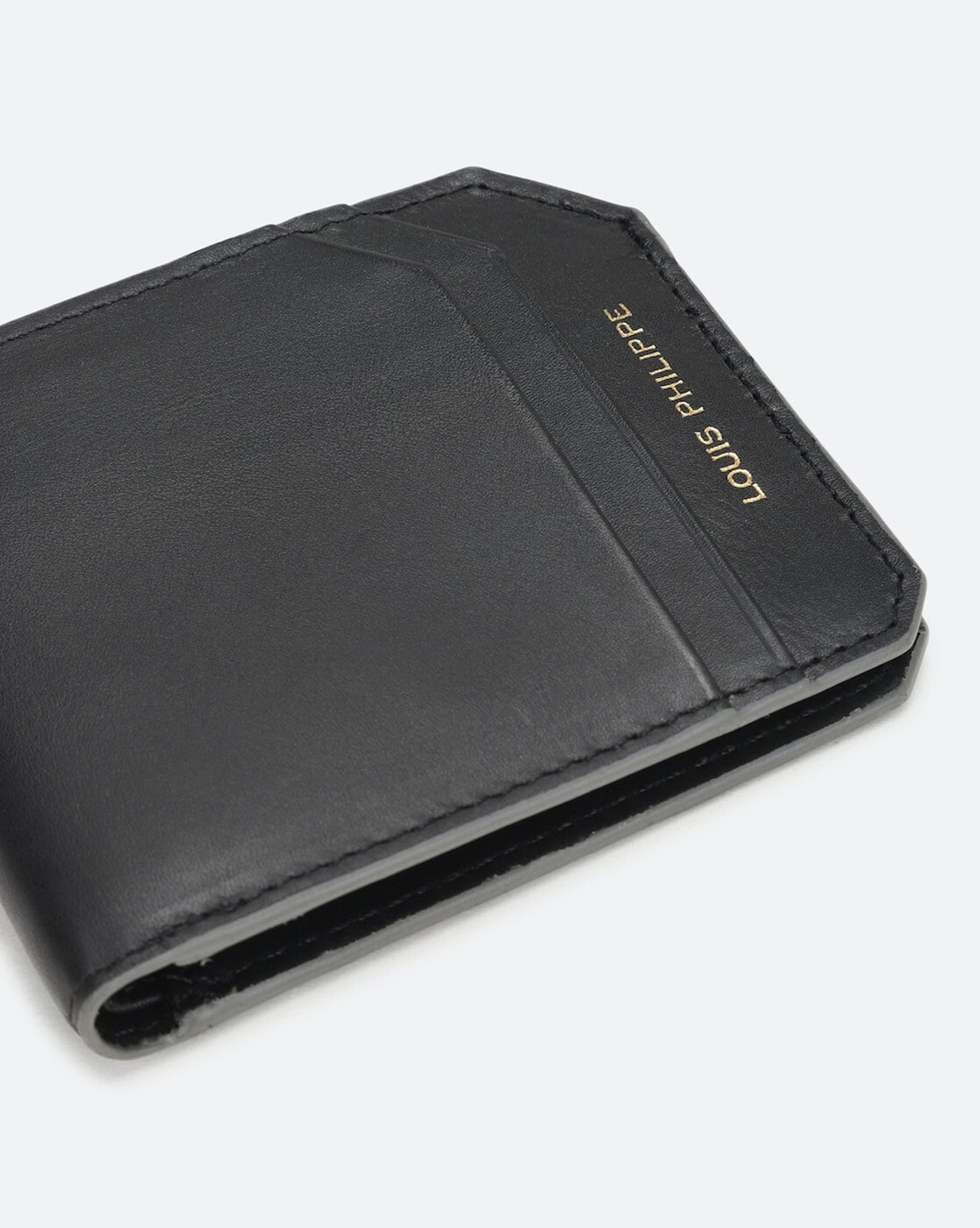 Buy Louis Philippe Bi-Fold Wallet with Embossed Logo at Redfynd