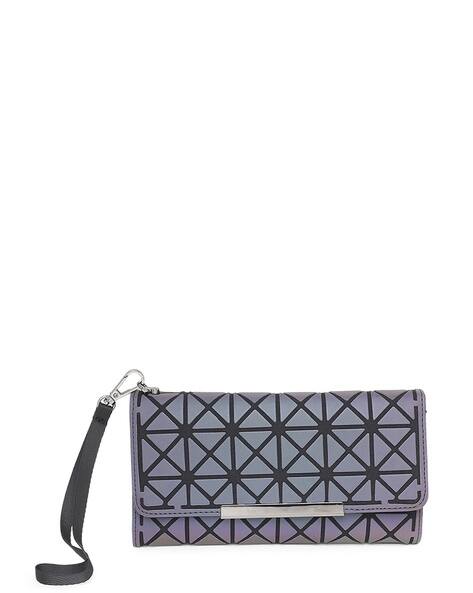 Baomi Geometric Pattern Tri-Fold Wallet
