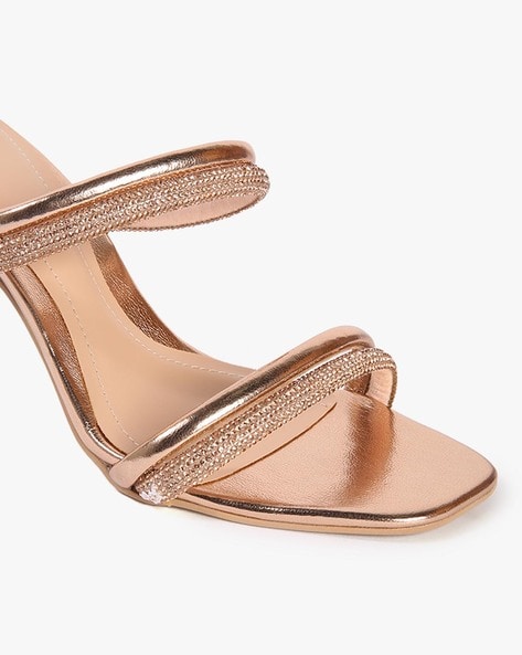 Taylor Rose Gold Ankle Strap Heels | Wedding shoes heels, Gold ankle strap  heels, Heels