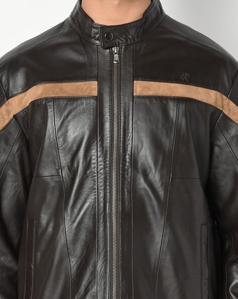 Mens Biker Leather Jacket, Men Fashion Black Motorcycle Jacket, Jackets |  eBay
