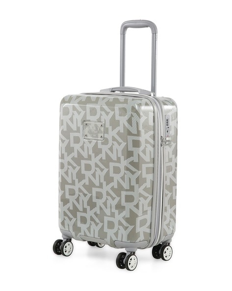 Buy DKNY Brand Print Trolley with 360 Degree Rotating Wheel, Grey Color  Men