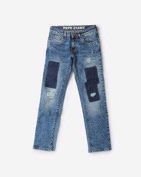 pepe jeans Mist Cashed Mid-Wash Slim Fit Jeans-picture-33