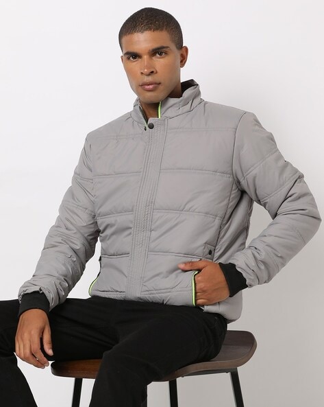 Puffer silver clearance jacket