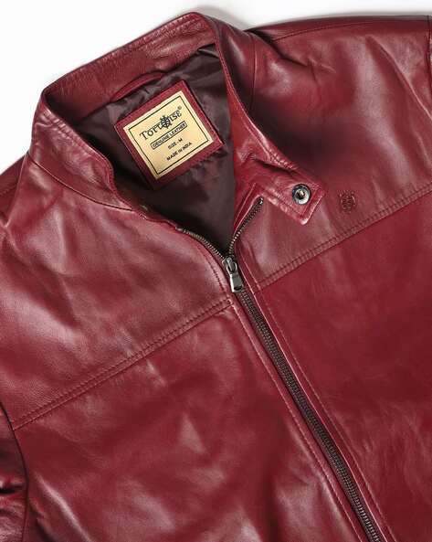 III-Fashions Men's Cafe Racer Casual Brando Motorcycle Retro Red Leather  Jacket, 2XS at Amazon Men's Clothing store