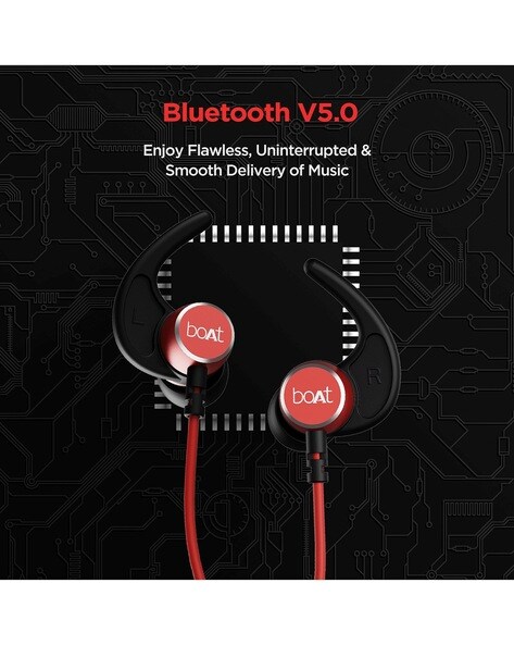 Buy Red Black Headphones for Tech by boAt Online Ajio