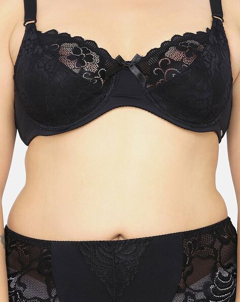 Buy Black Bras for Women by Curvy Love Online